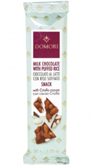 DOMORI EXPO SNACK GR.35 PZ.18 CIOC. LATTE RISO SOF